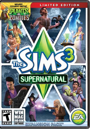 [模拟人生3：邪恶力量免DVD光盘版+单独免DVD补丁][The Sims 3 Supernatural-FLT]