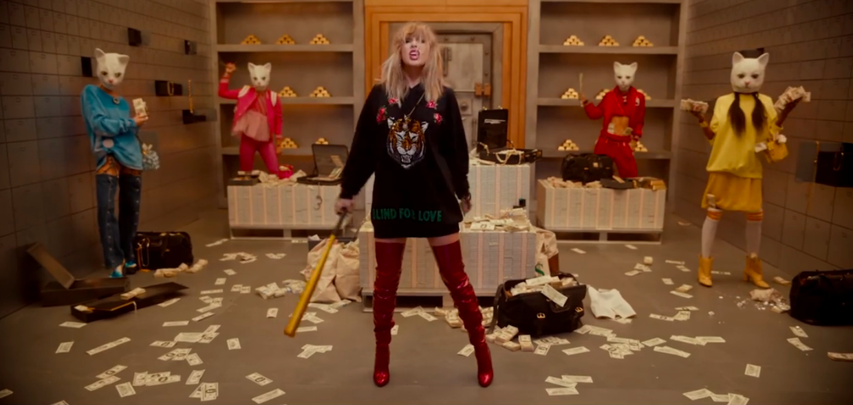 霉霉MV彩蛋详解_泰勒斯威夫特mv有什么特点_霉霉Look What You Made Me DoMV解析