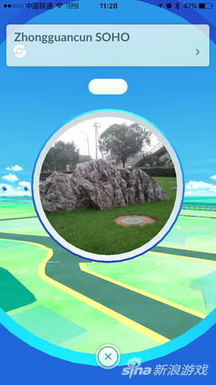 虽然没有中文,但可以正常显示国内地图数据