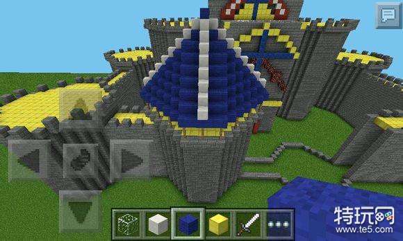 我的世界手机版小型城堡设计图_我的世界DIY城堡建造教程_我的世界豪华城堡建造过程