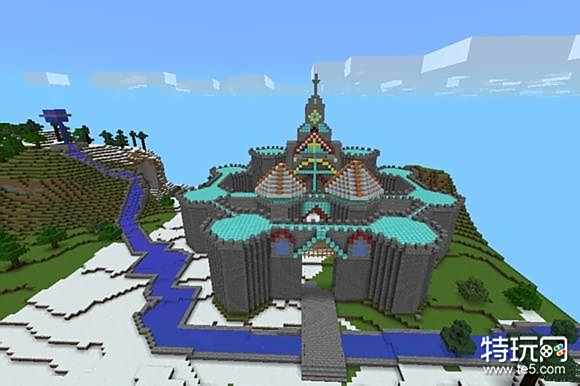 我的世界手机版小型城堡设计图_我的世界豪华城堡建造过程_我的世界DIY城堡建造教程