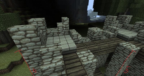 中世纪城堡建造方法_城堡建造教程_我的世界手机版小型城堡设计图