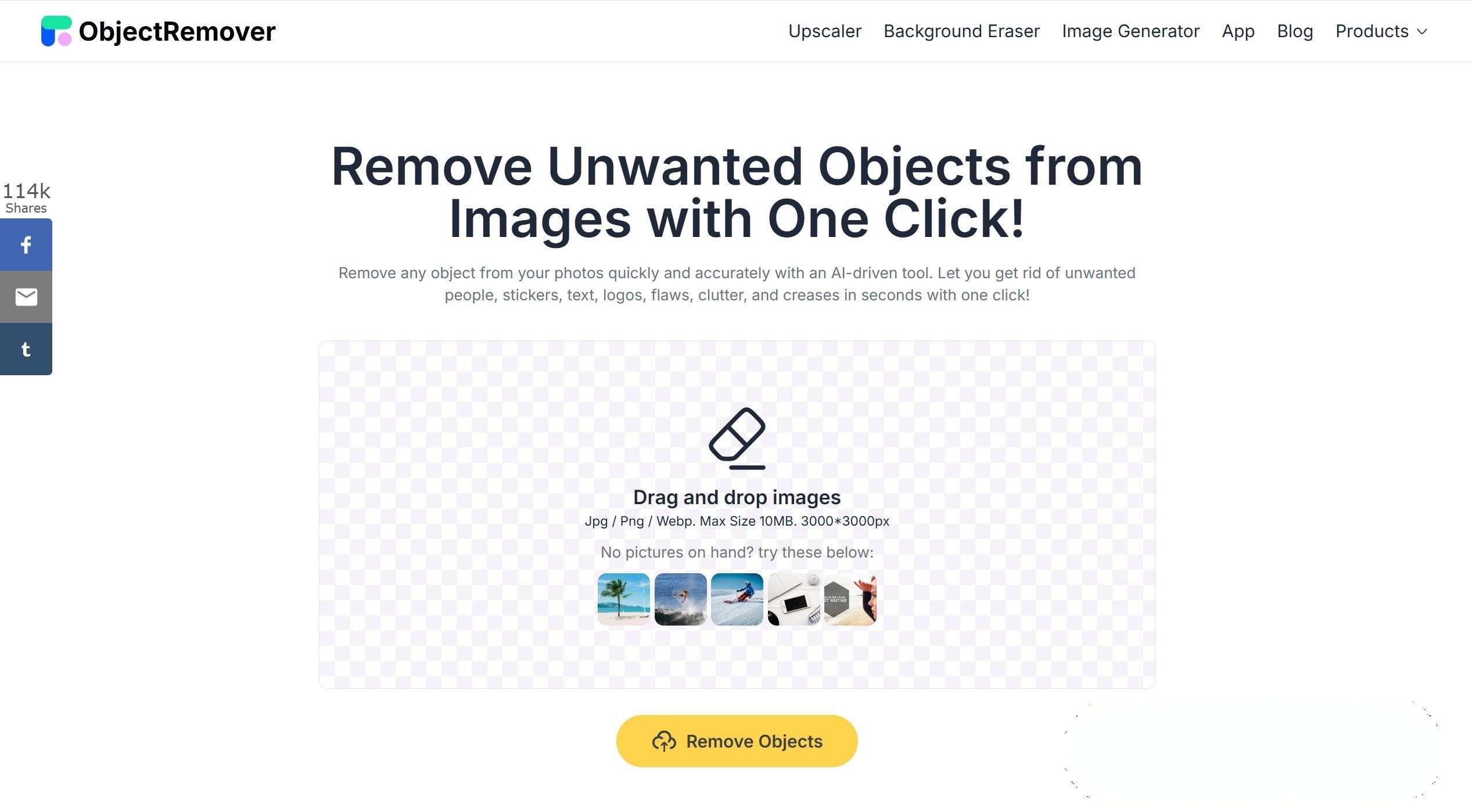 AI图片去水印工具