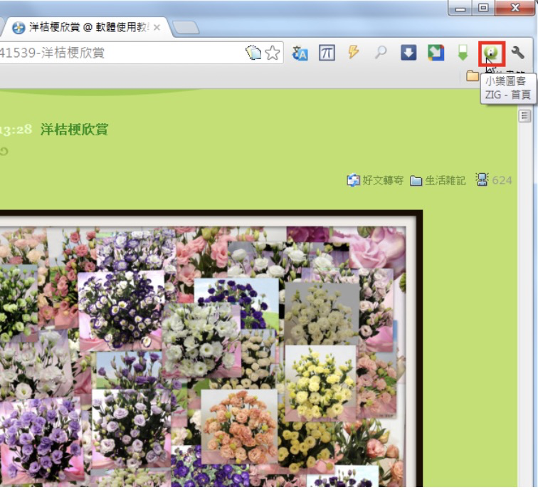 Google Chrome快速下载图片扩充功能I