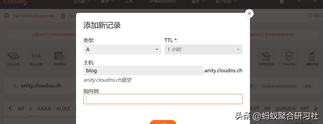 注册二级域名_二级域名无法添加ns记录_ClouDNS免费DNS解析