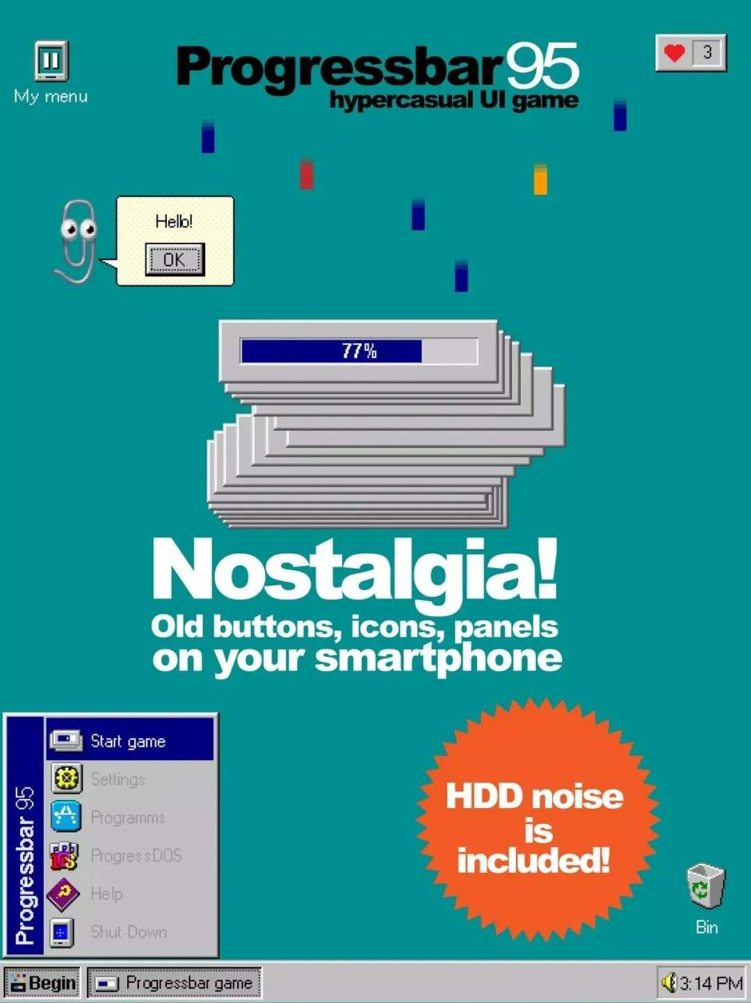 进度条历史沿革_游戏加载界面设计_没有加载的进度条