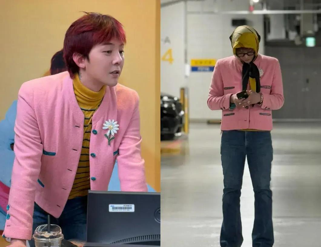 权志龙近期时尚风格_权志龙头巾造型搭配_韩国男歌手服装图片