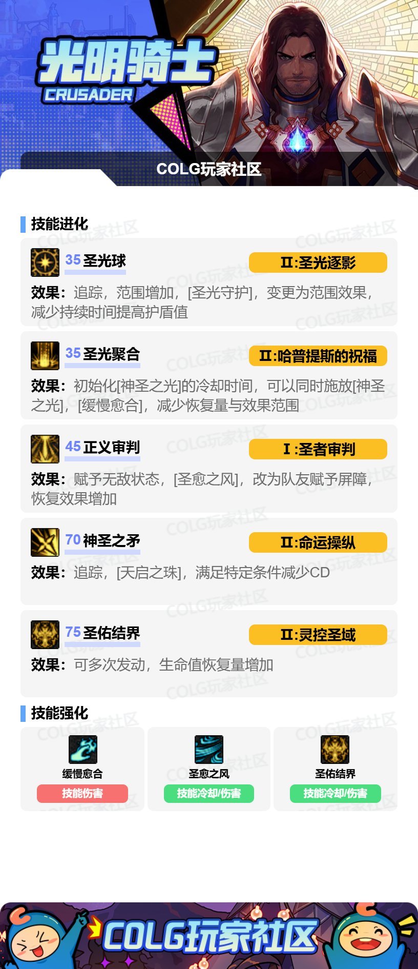 【115版本:职业百科】COLG全职业百科一一光明骑士(男)守护(更新至金秋版本)4