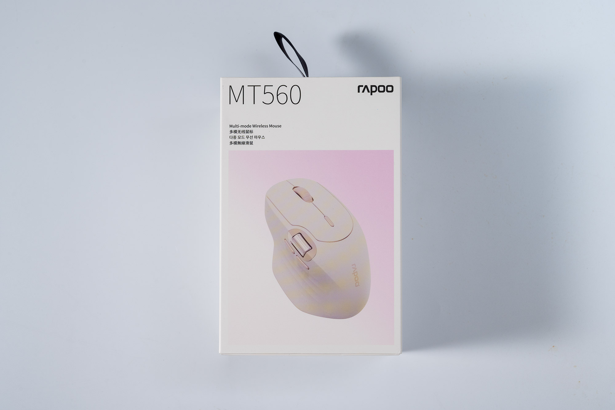 雷柏MT560鼠标 人体工学设计 多设备无线连接_小手游戏鼠标推荐2025