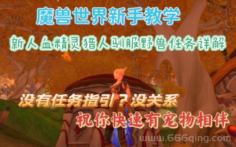 魔兽世界血精灵任务路线与升级指南
