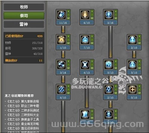 龙之谷雷神PVE加点图，教你如何轻松刷图打BOSS！
