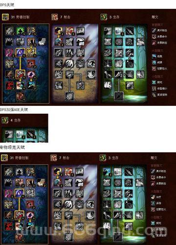 魔兽世界70级猎人PVE天赋怎么点？射击兽王生存选哪个？