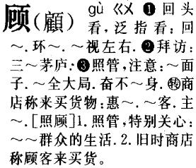 顾名思义中的“顾”字意思是什么？成语详解