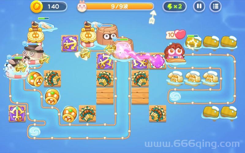 保卫萝卜2 42关用什么炮塔好？看完你就知道了！