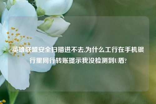 英雄联盟安全扫描进不去,为什么工行在手机银行里同行转账提示我没检测到U盾?
