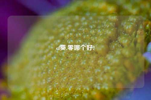 cf葵,零哪个好?